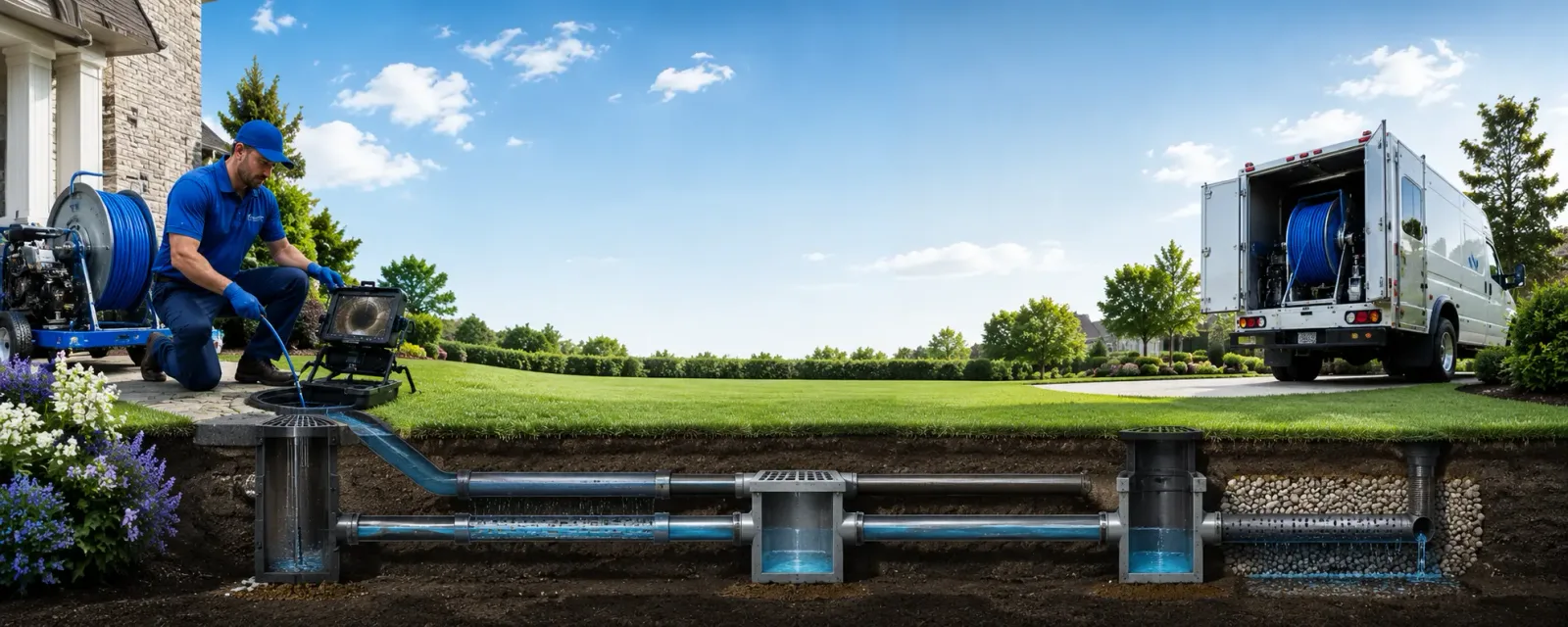 Outdoor drain cleaning information for Britt, IA
